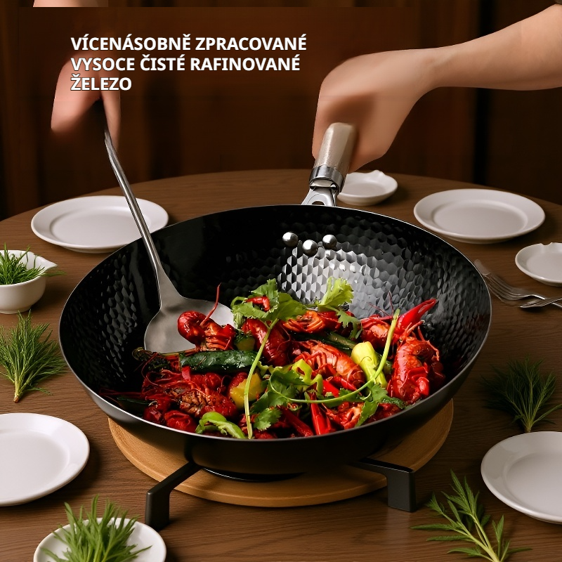 Nepřilnavé nádobí bez povlaku, vhodné na sporák