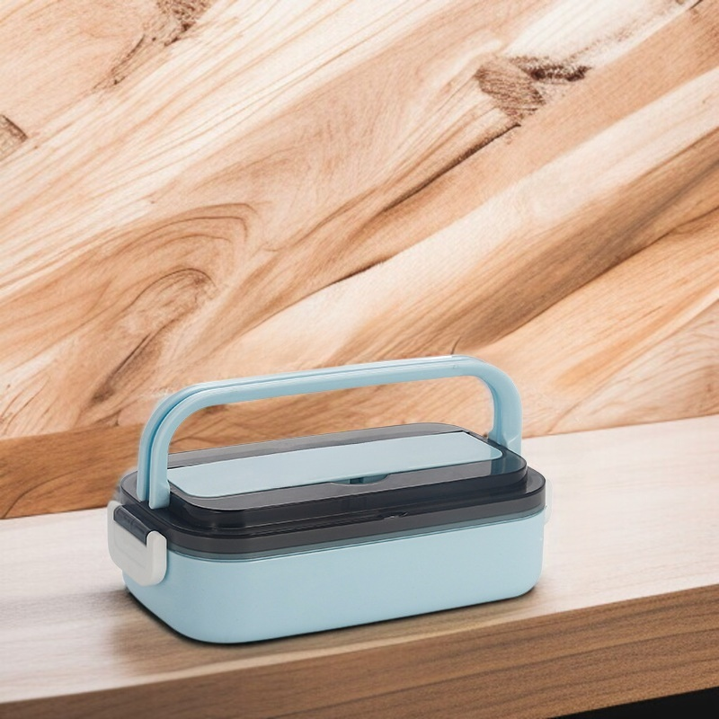 雙層保溫飯盒食物分隔效果