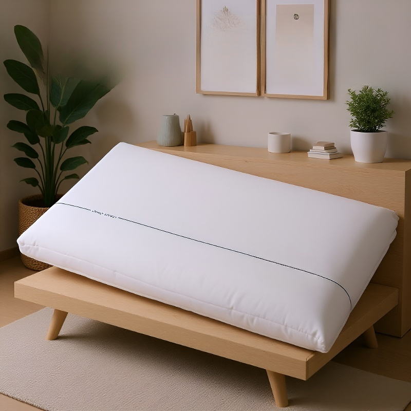Almohada ortopédica de espuma viscoelástica de doble núcleo para un sueño profundo