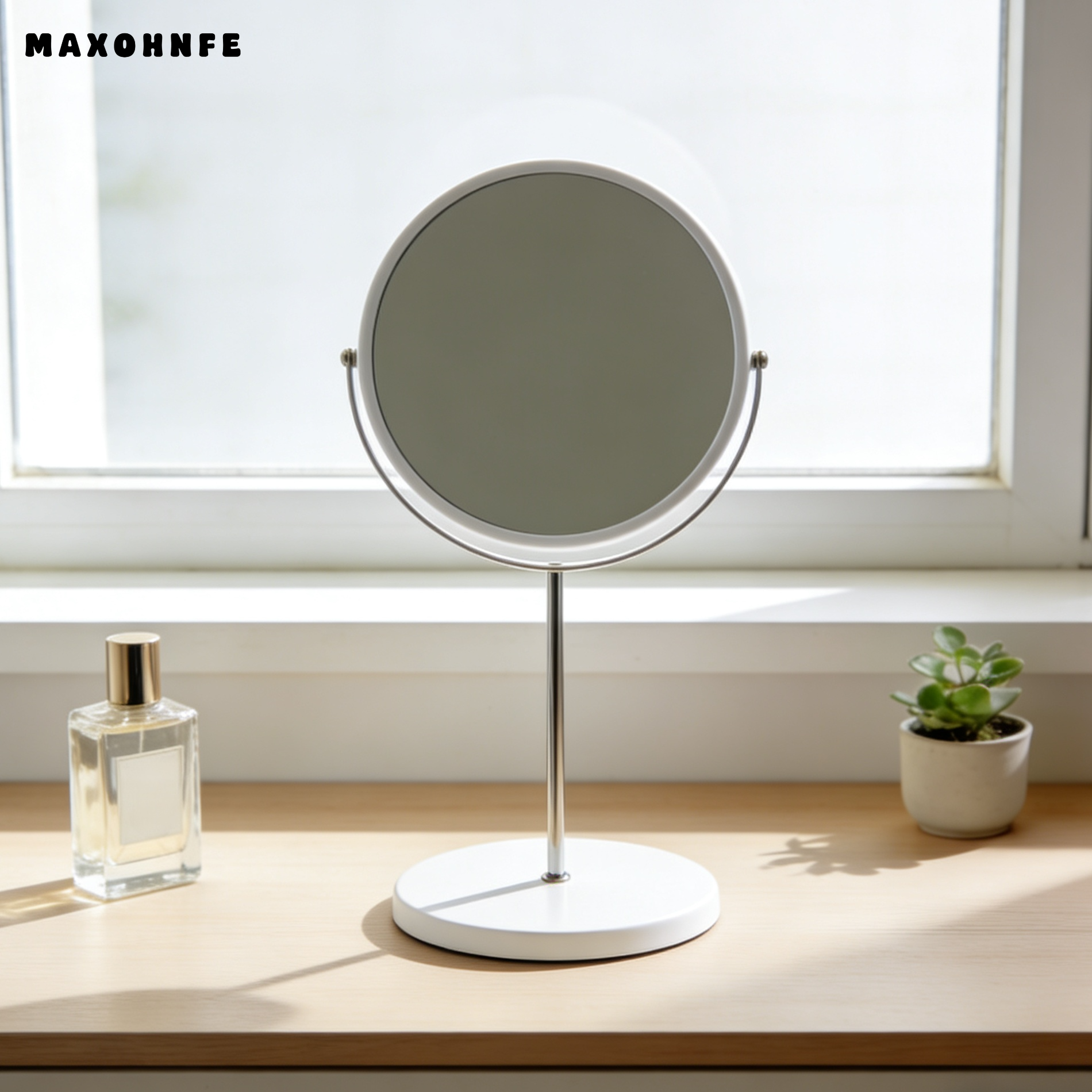 拡大鏡機能付き両面化粧ミラー