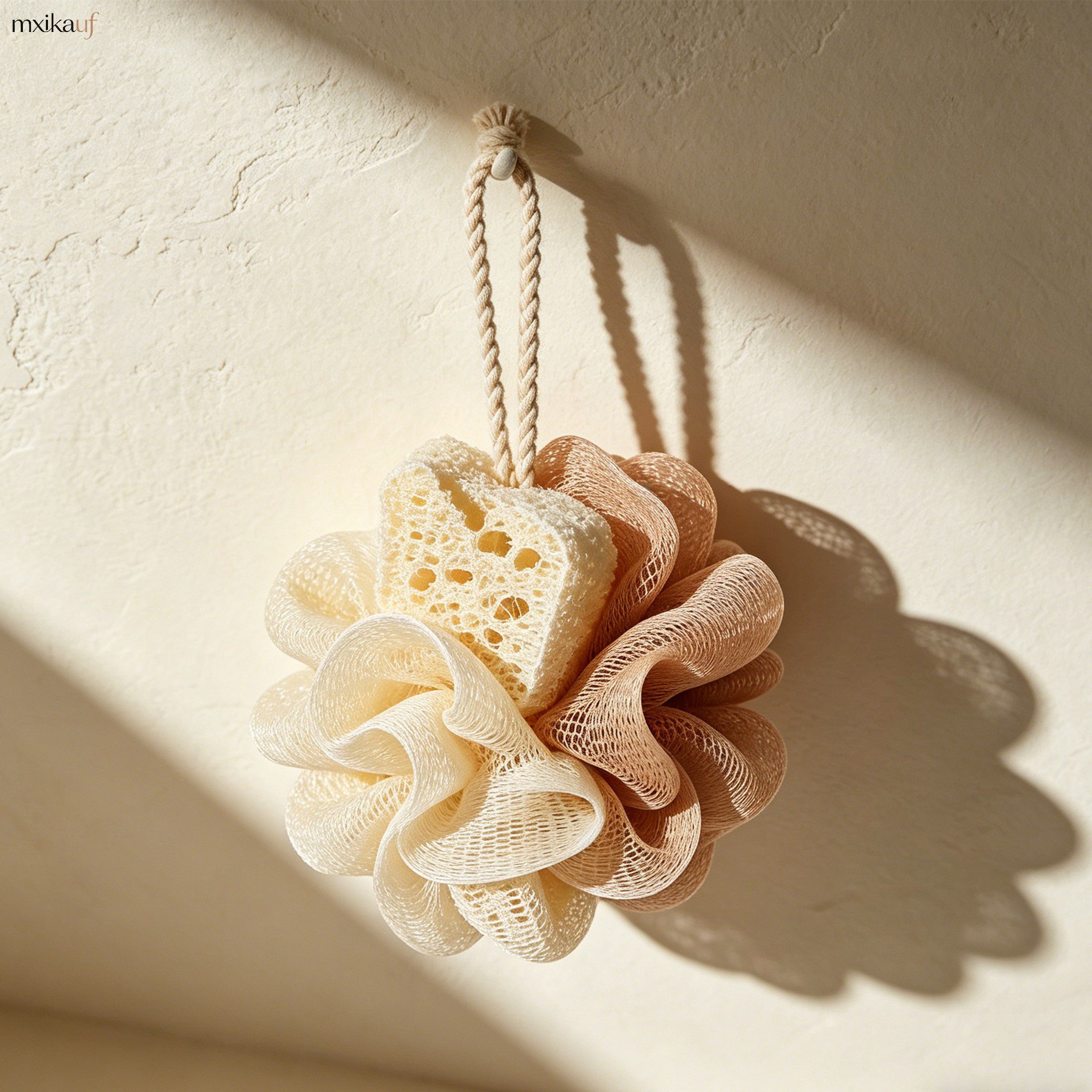 Eco-friendly loofah sponge for shower and bath