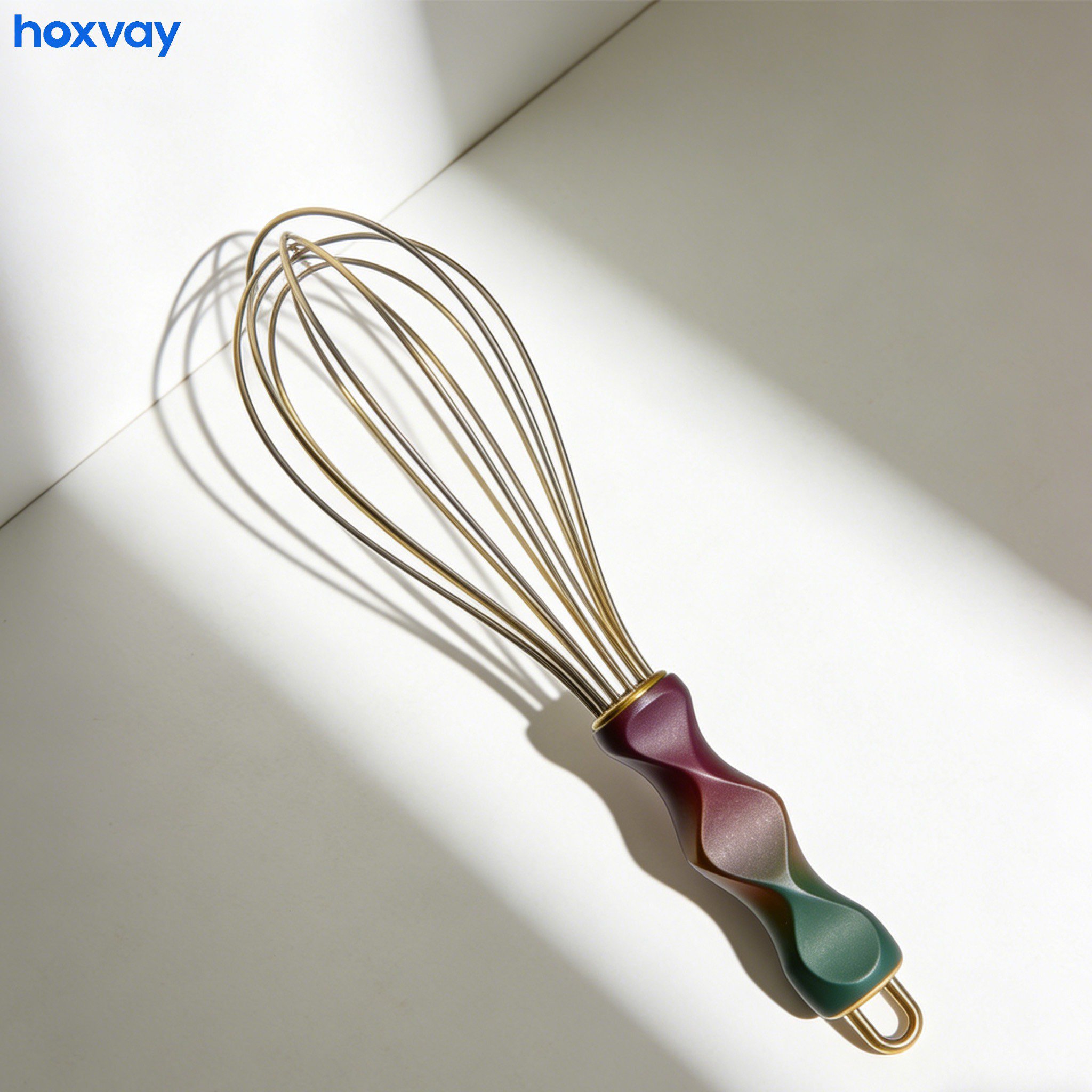 Manual stainless steel egg beaters (pack of 2)