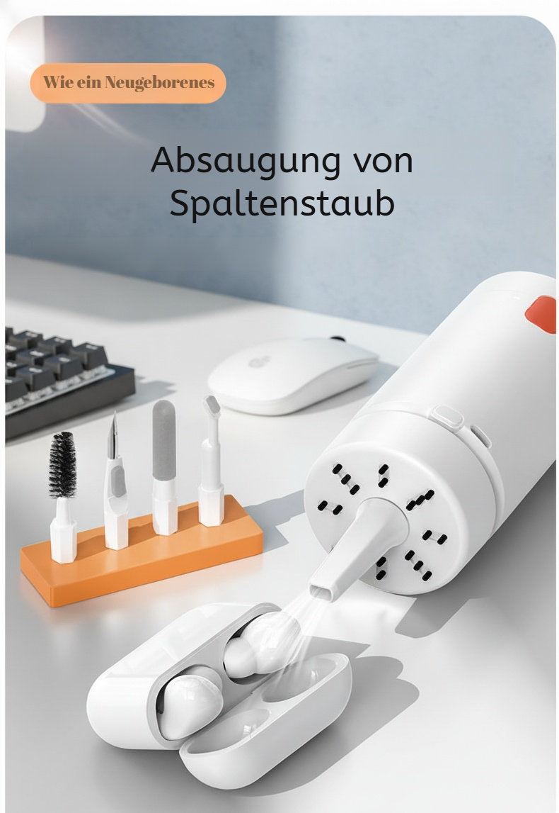 Leistungsstarker Tastatur-Staubsauger für gründliche Reinigung