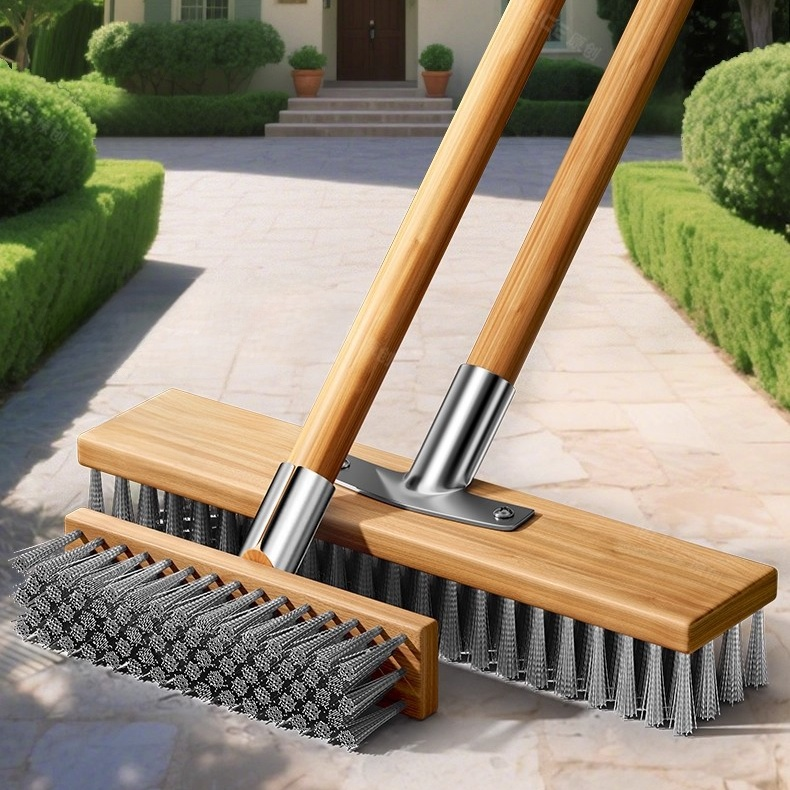 Powerful scrubbing brush floor long handle sanitary ware floor cleaning tools