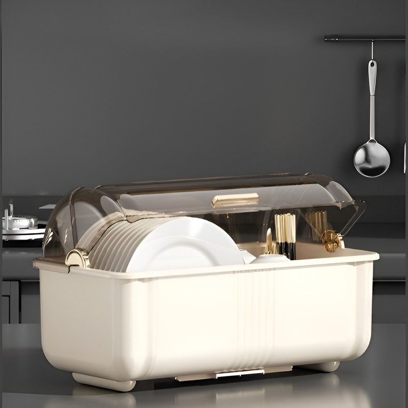 Kitchen Bowl and Plate Storage Box