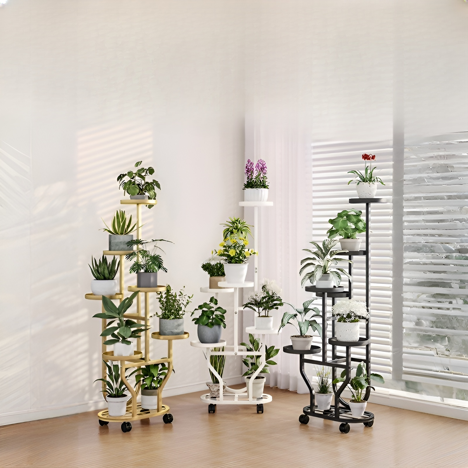 관엽식물 전용 화분 선반