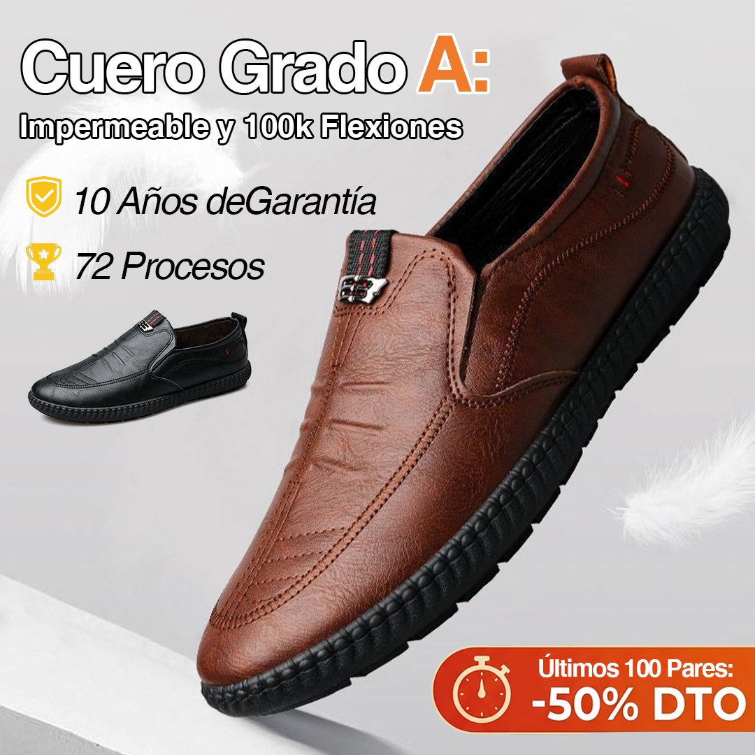 【Limitado 100 pares】Zapatos de cuero casuales y elegantes para hombre