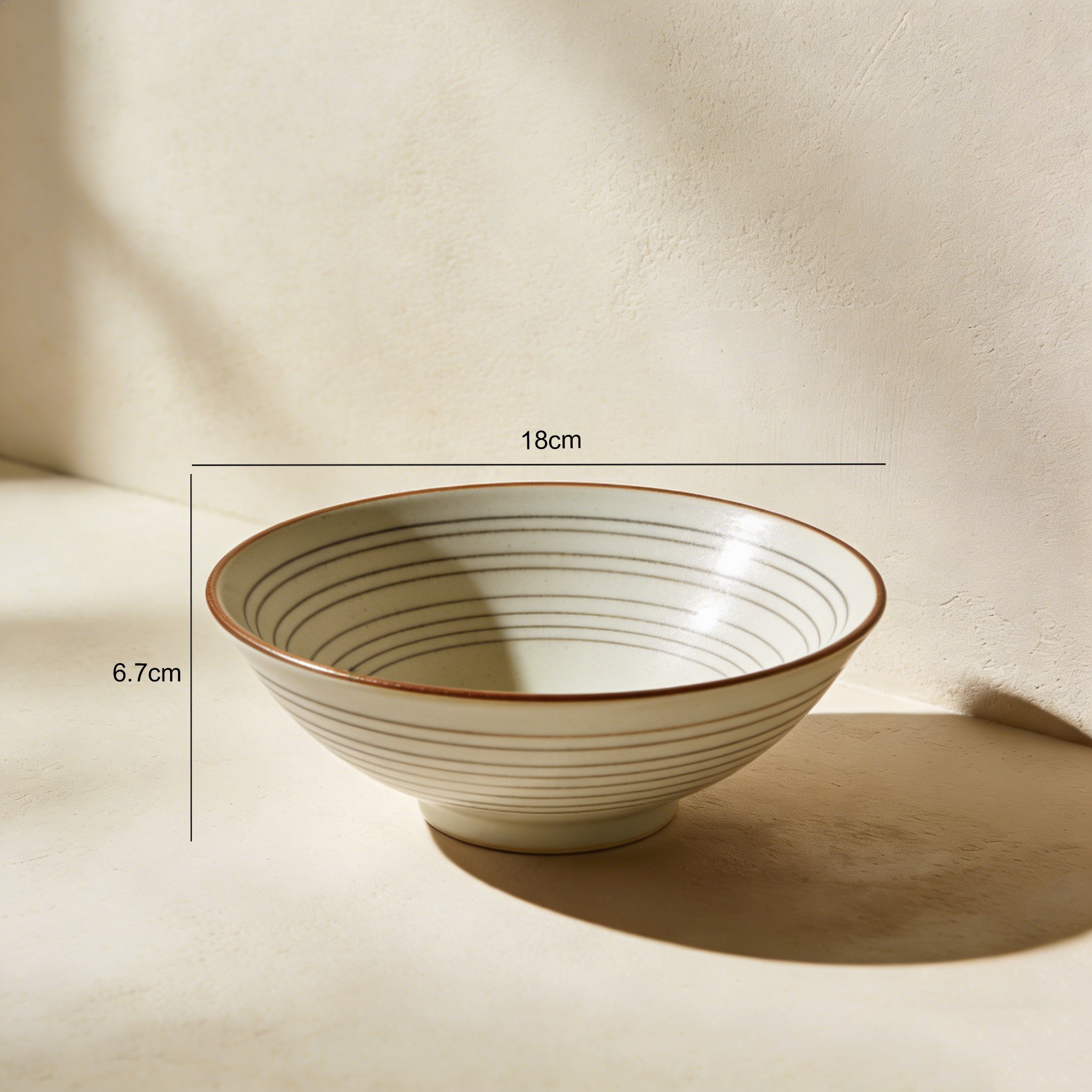 食卓に並べた陶磁器碗6点セット