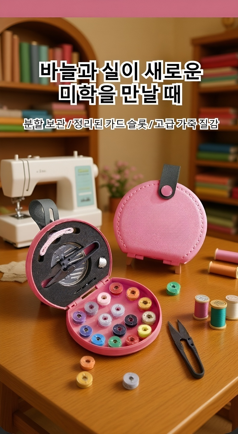 재봉실 세트 디테일 뷰