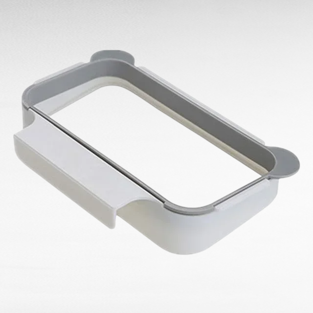 문 뒤 수납장 부착형 쓰레기통 및 봉투 걸이 세트