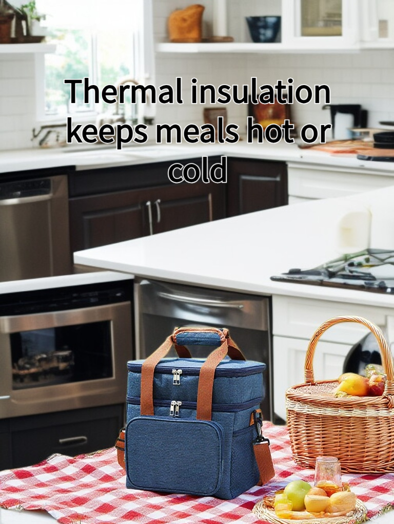 Leakproof and insulated lunch box for school and office