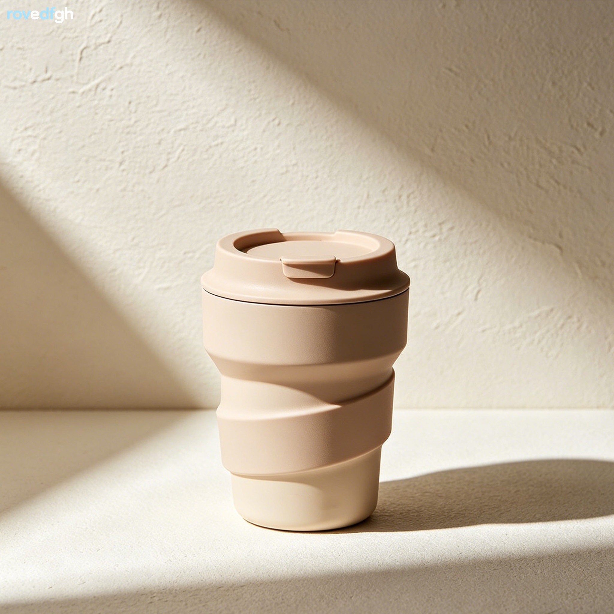 휴대가 간편한 실리콘 접이식 머그컵