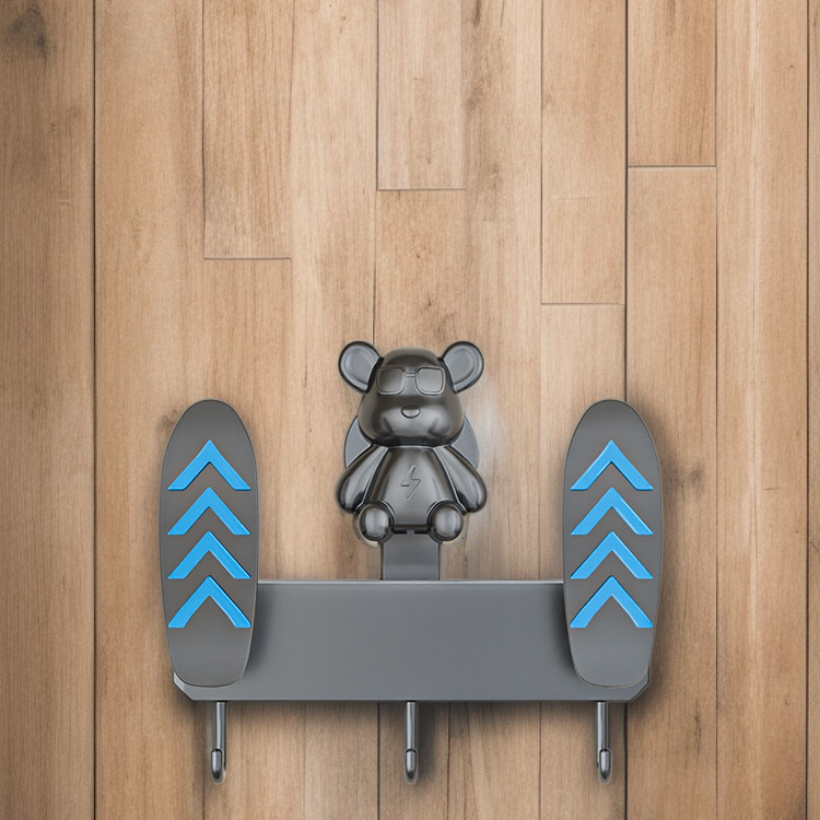 Punch-free wall-mounted suction cup pot lid rack