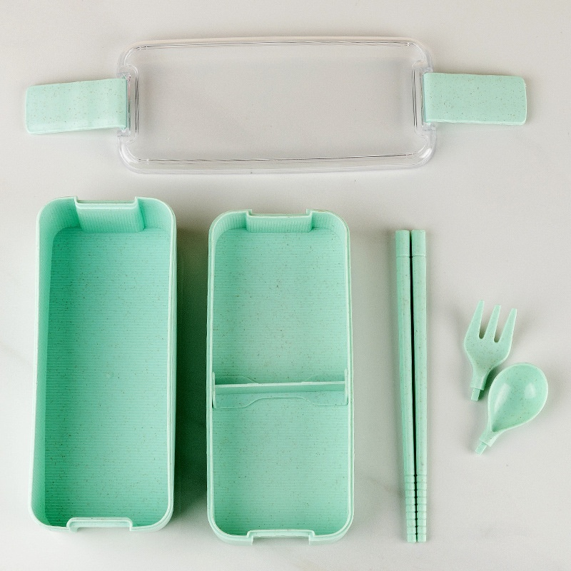 Wielofunkcyjny przenośny, dzielony pojemnik bento