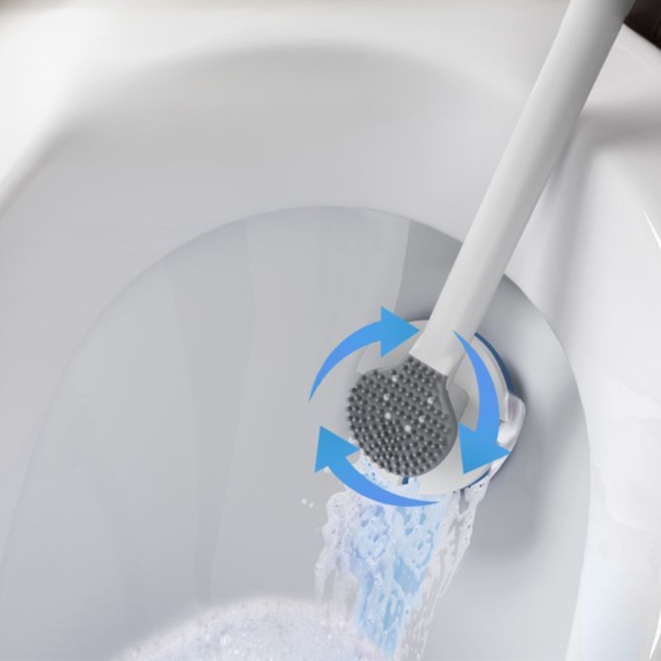 ブラシヘッドを交換している様子