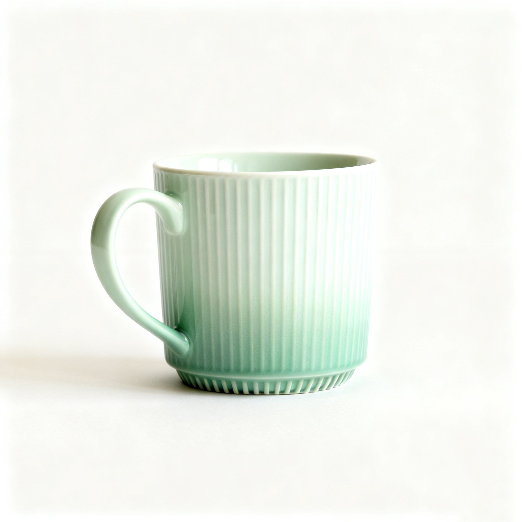 แก้วน้ำมักแฟชั่น สีเขียวไล่ระดับ (เซ็ต 2 ชิ้น)