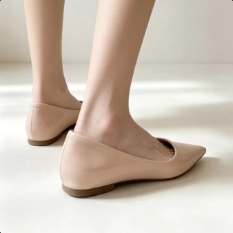 Bequeme Damen-Flats aus hochwertigem Lammleder