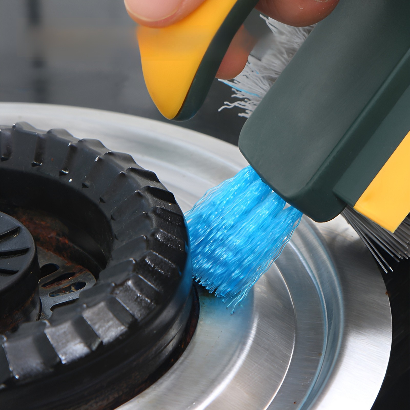 お風呂掃除 ブラシ 床 バスブラシ 風呂床ブラシ コンパクト 抗菌 浴室 ブラシ お風呂掃除 ブラシ 浴室 浴槽磨き トイレ掃除 床 窓 壁 玄関 お風呂 ブラシ 床