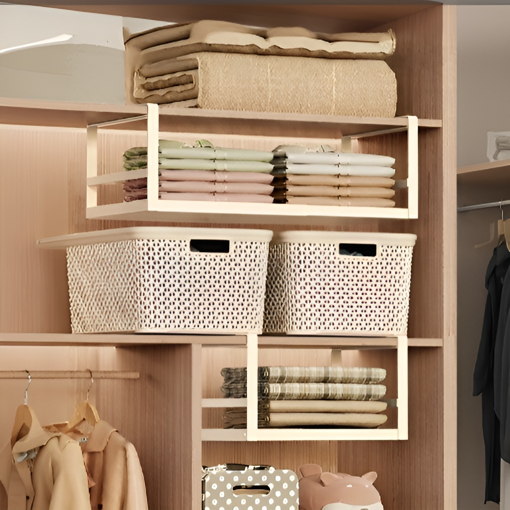 확장형 구조로 넓게 활용 가능한 수납장