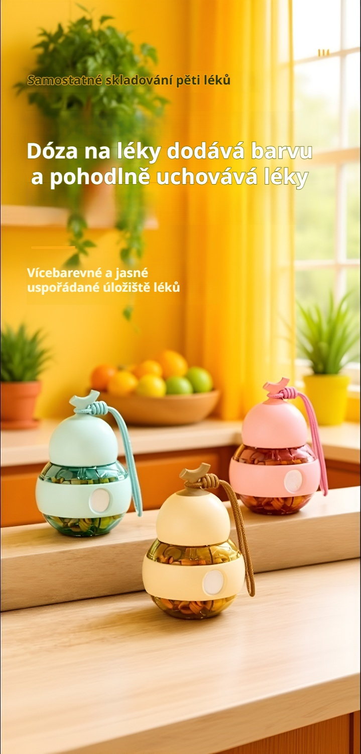 Přenosná dóza na tablety a kapsle