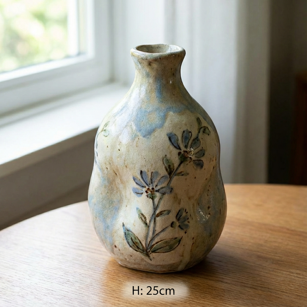 แจกันเซรามิกทำมือ