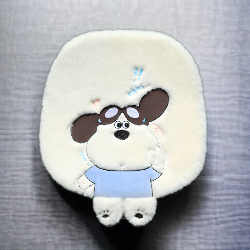 車用品 冬用 ぬいぐるみ カーシートクッション 車内アクセサリー 高級装飾 かわいい漫画カーシートカバー