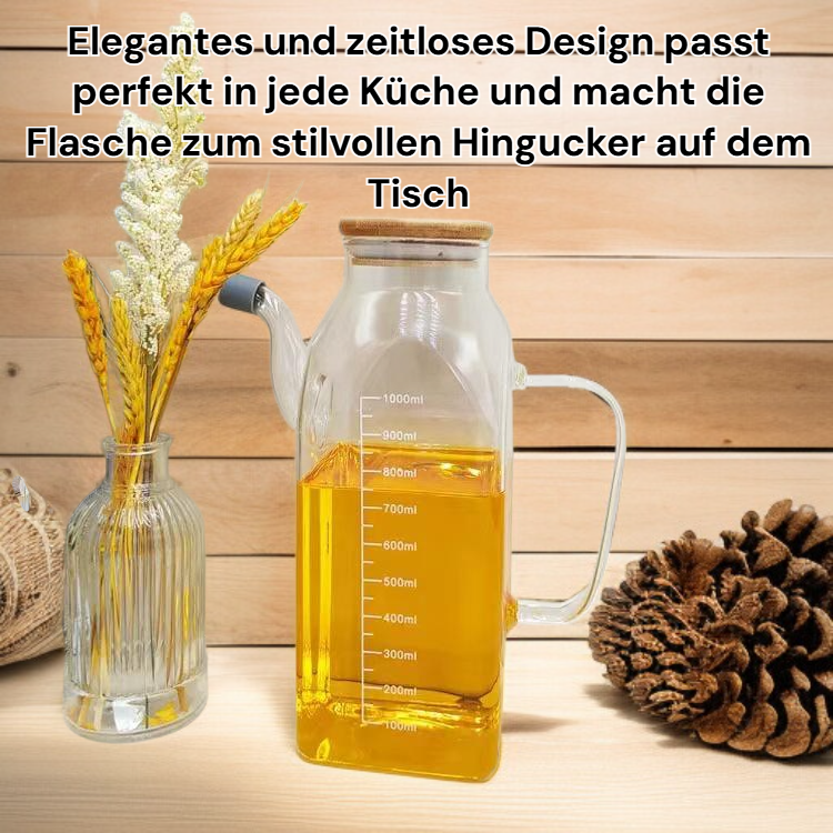 Ölflasche aus Glas