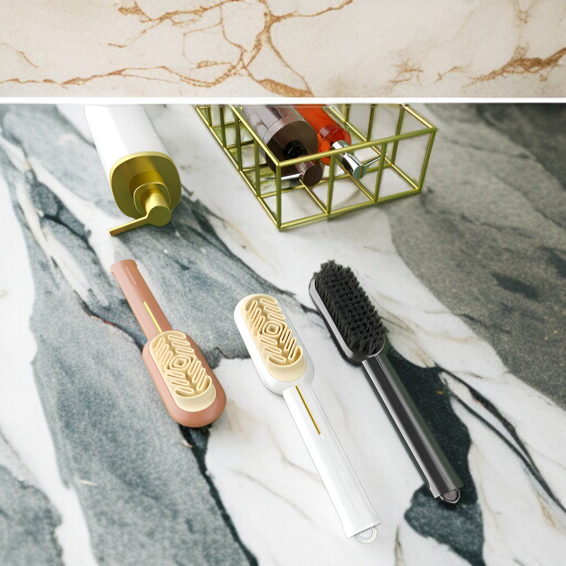 スニーカー用の特別なロングハンドルゴム製靴ブラシ、車のシートの除染洗浄ゴム製靴ブラシスエード洗浄