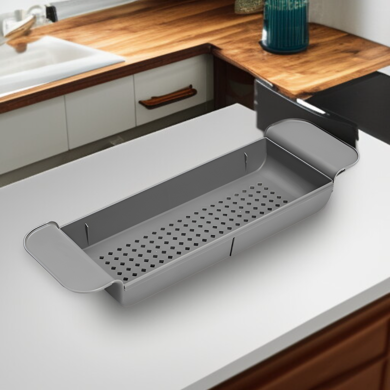Multifunktionales Spülbecken-Abtropfgestell für die Küche, rutschfestes Haushaltsregal