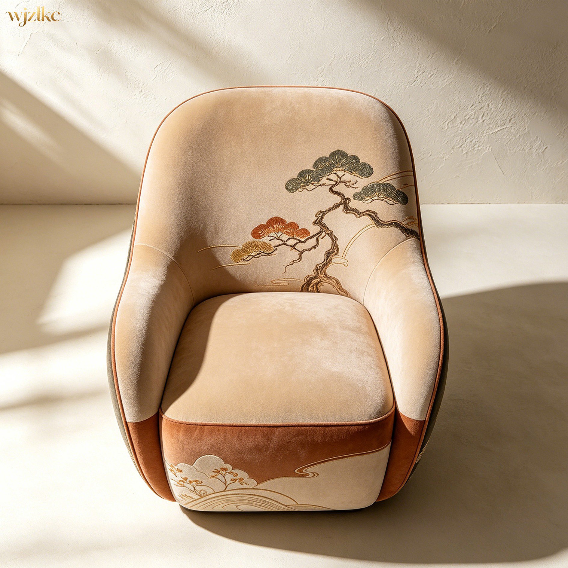 シンプルな一人掛けソファ