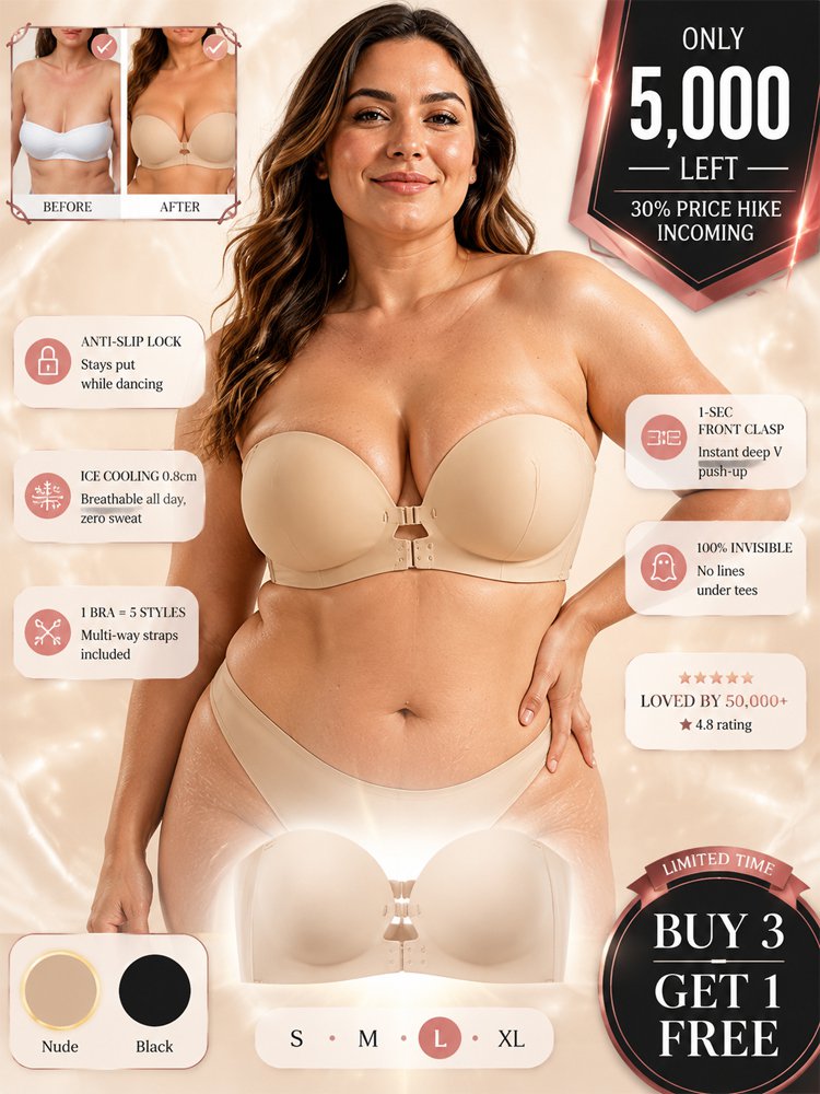 [Seamless, Sensitive-Free, All Scenarios] Breathable Ice Silk Front Closure Push-Up Seamless Bra