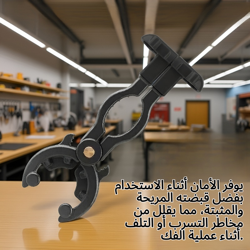 مفتاح صمام تخفيض الضغط لفك أسطوانة الغاز المسال والغاز الطبيعي