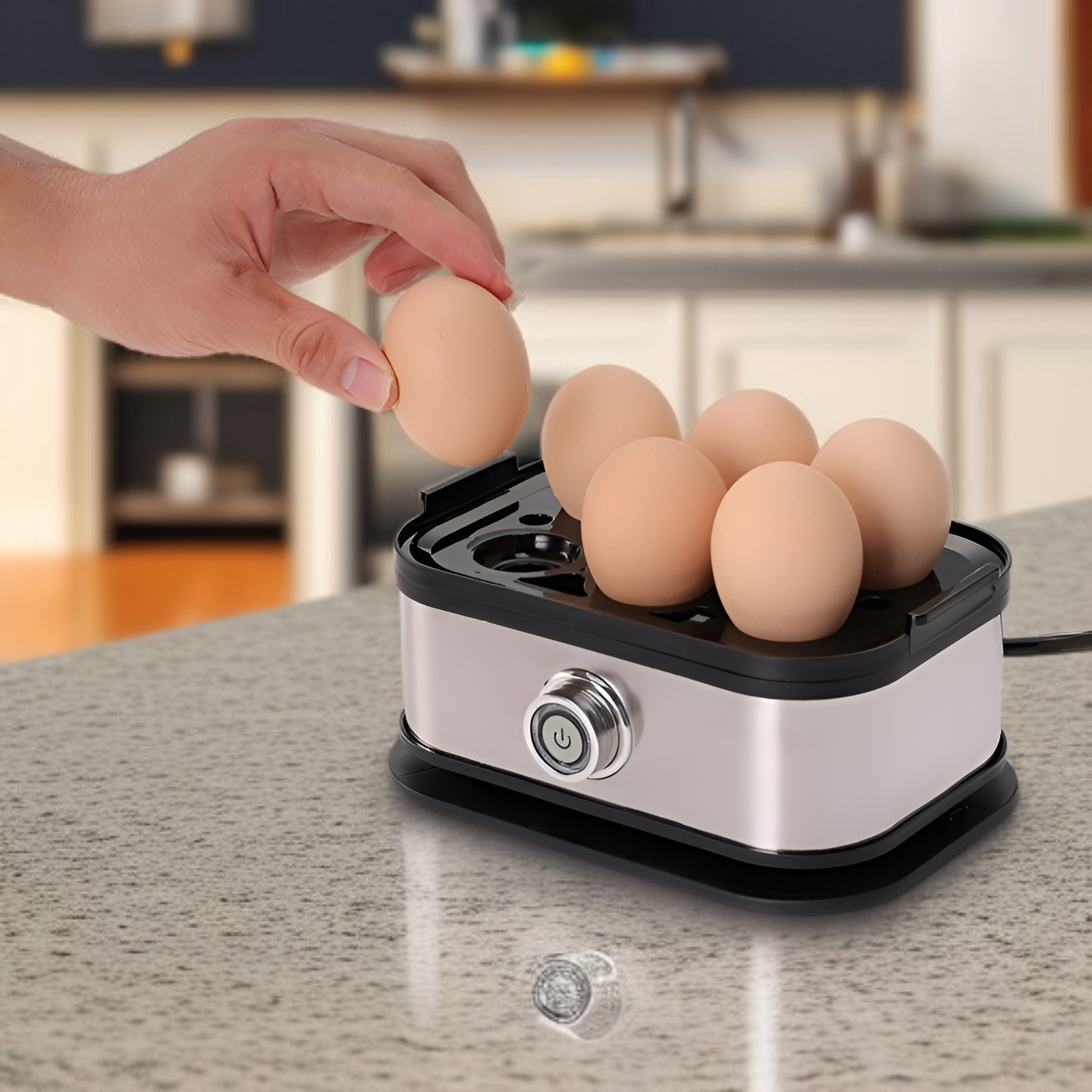 세척이 쉬운 스테인리스 계란 찜기