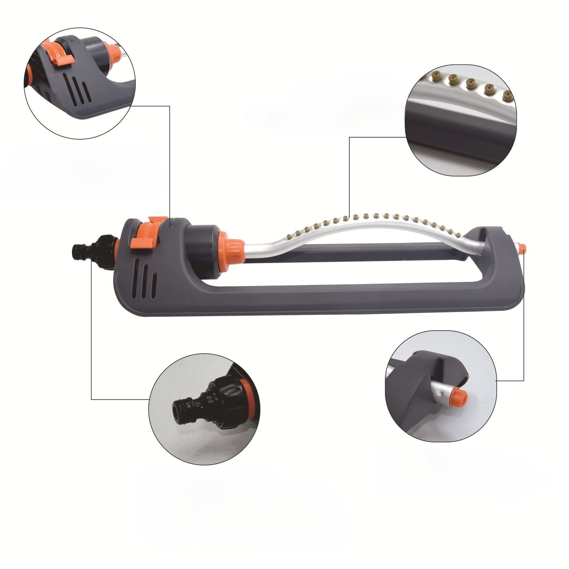 Automatic swing sprinkler