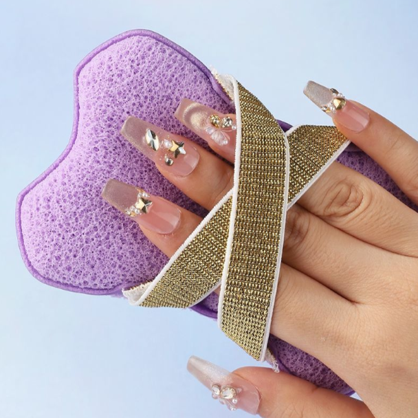 더블 리본 바디 솝 스펀지 