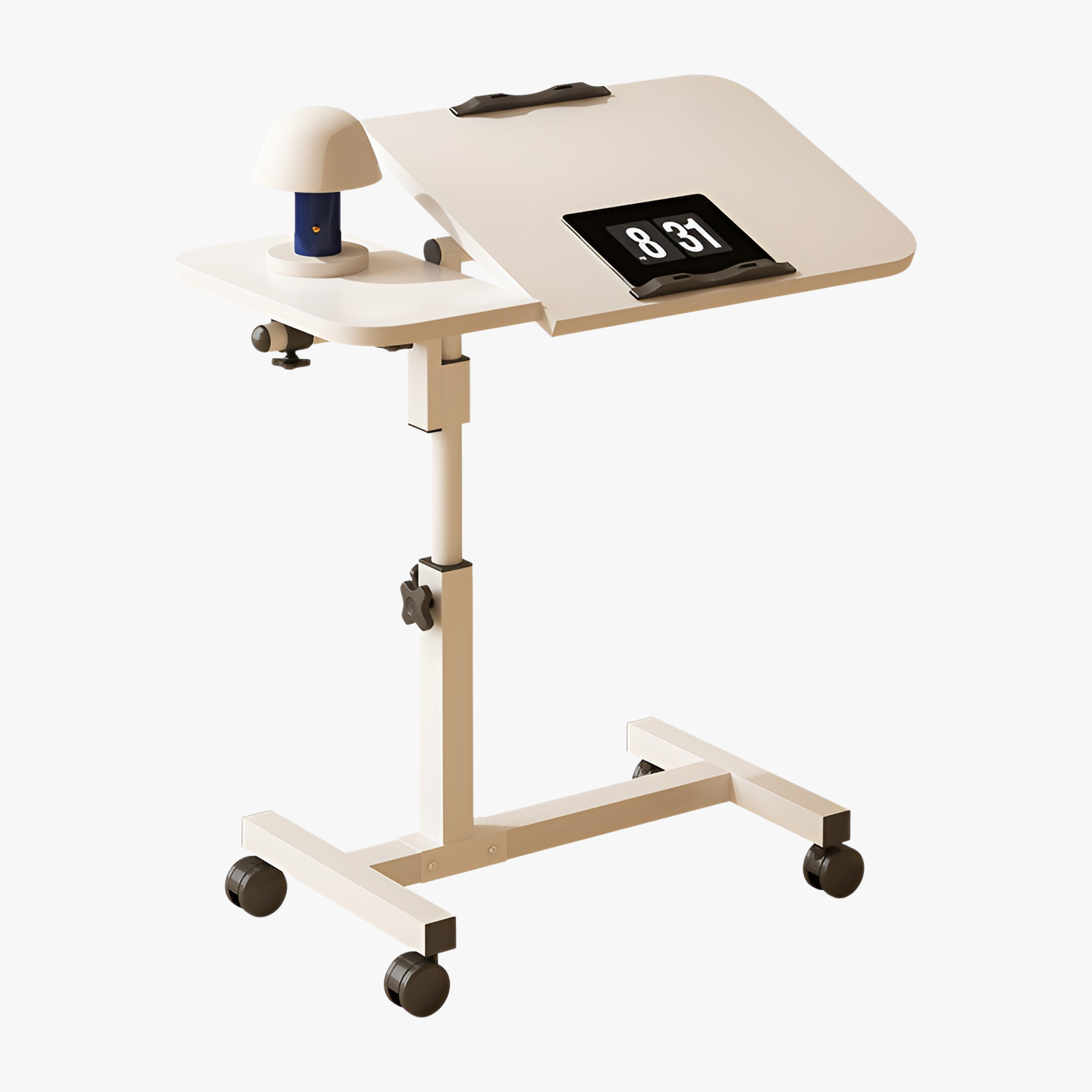 Folding computer table stand floor reading puzzle stand lazy easy lifting movable bedside table
