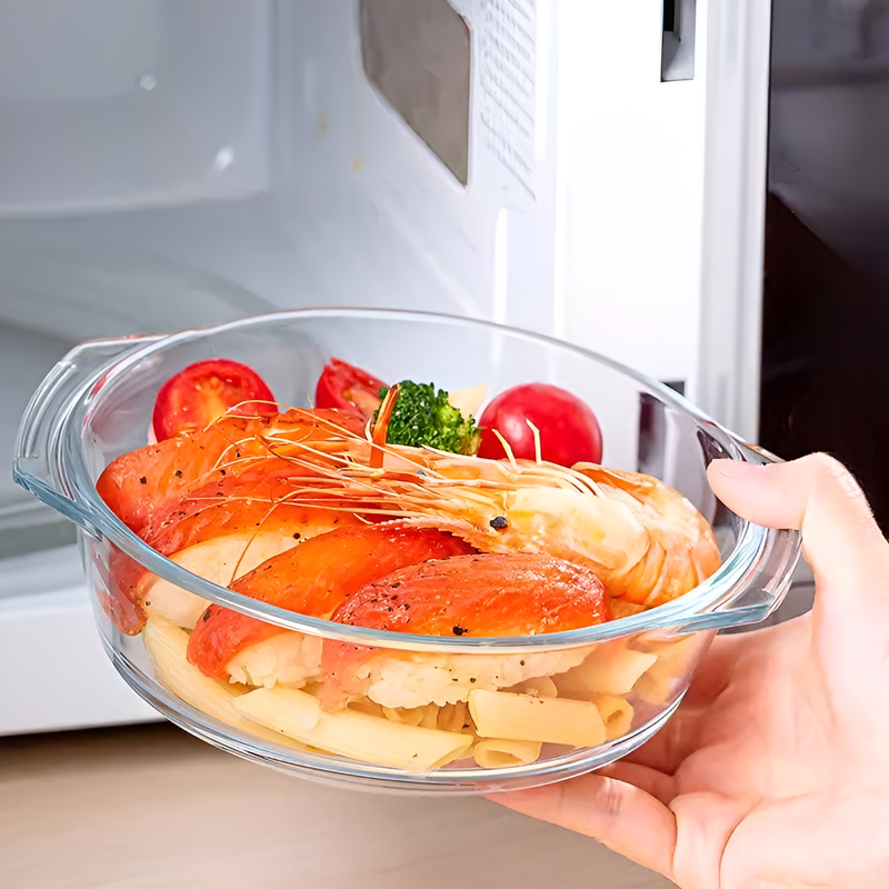 Křišťálová mísa s dvojitým uchem a krytou