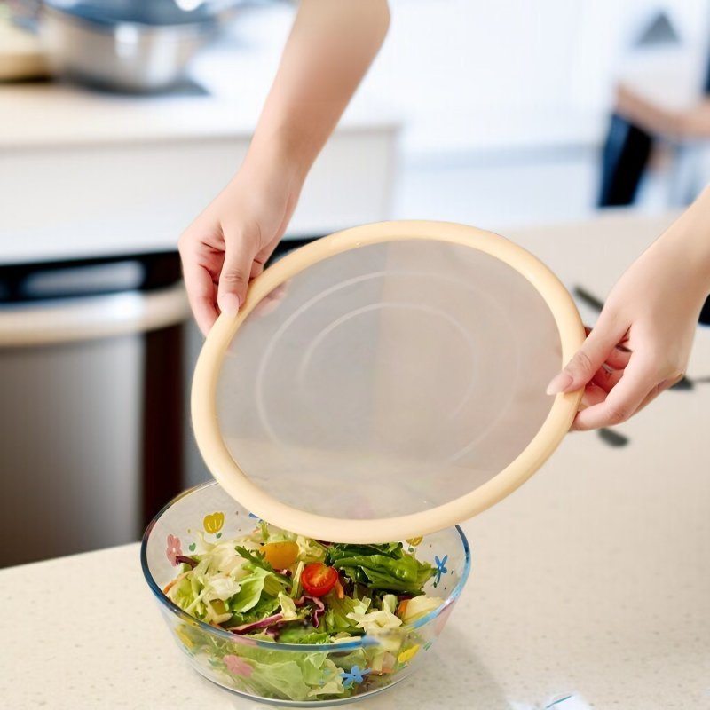 원형 스플래시 전자레인지 밀폐용 실리콘 신선도 유지 뚜껑 신선도 유지 그릇 접시 원형 밀폐용 실리콘 신선도 유지 뚜껑