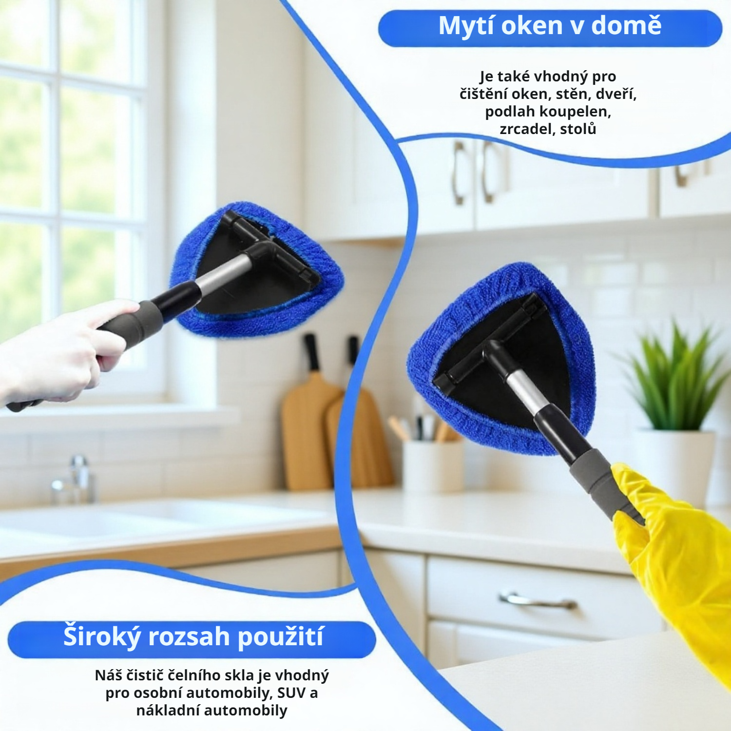 Praktická pomůcka pro zimní údržbu auta