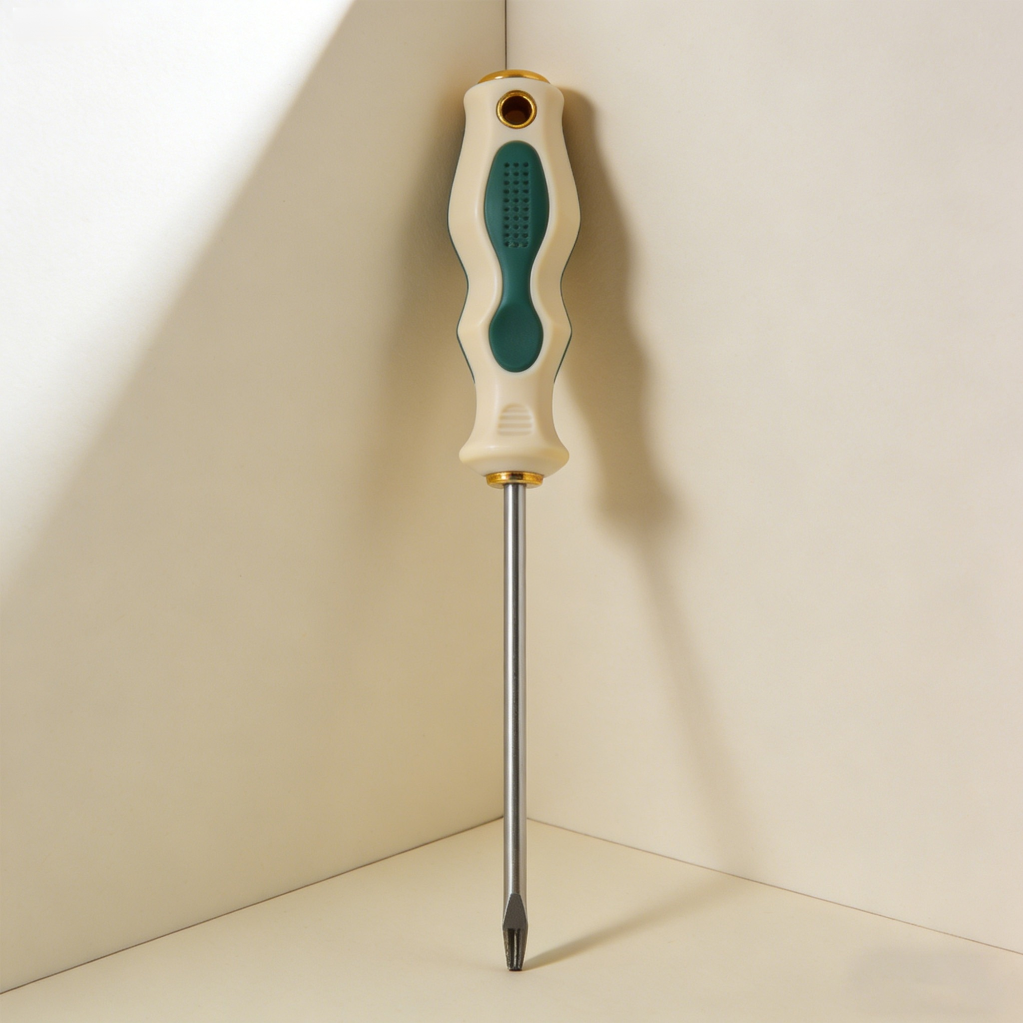 Ergonomic non-slip screwdriver grip