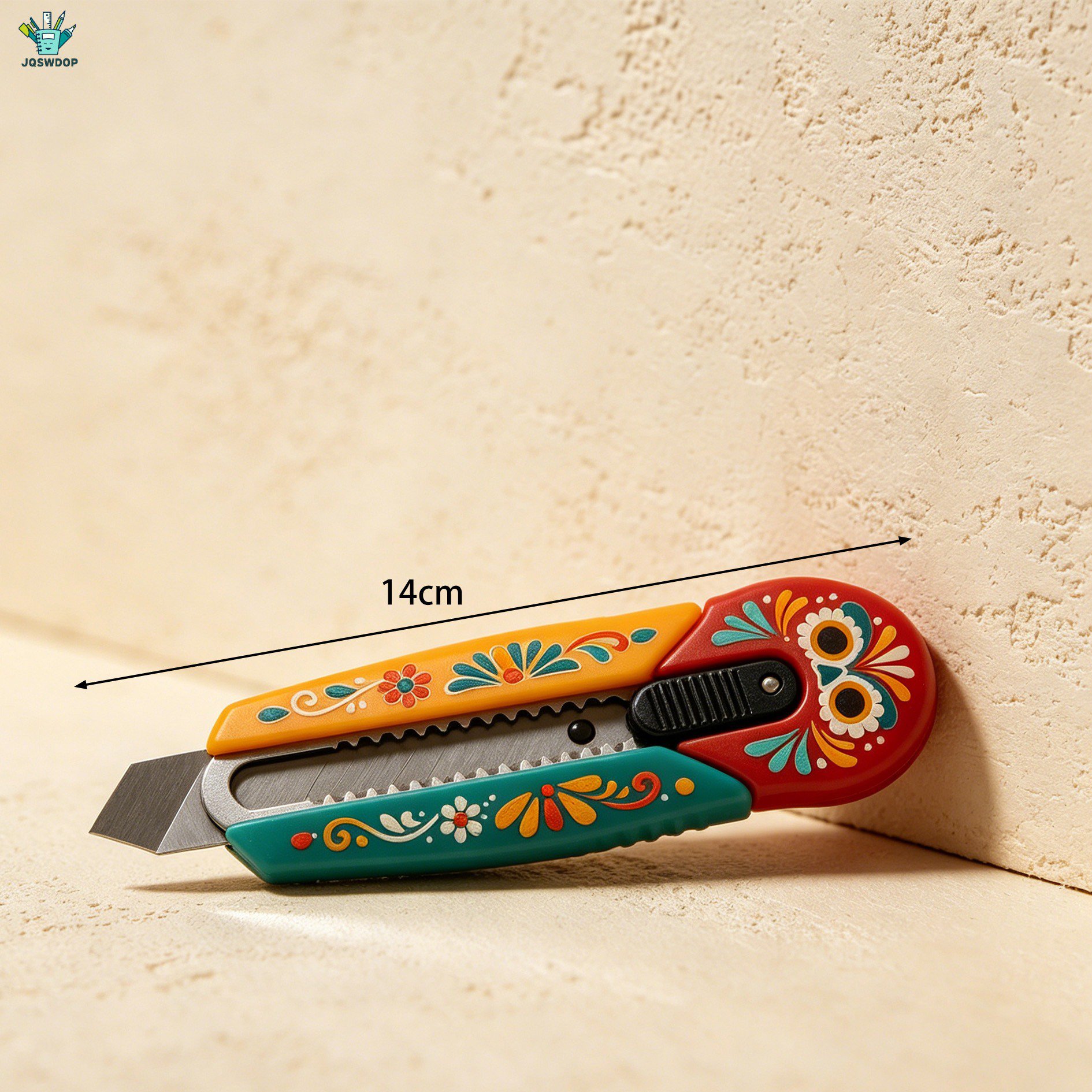 Cuchillo multiusos cortando papel