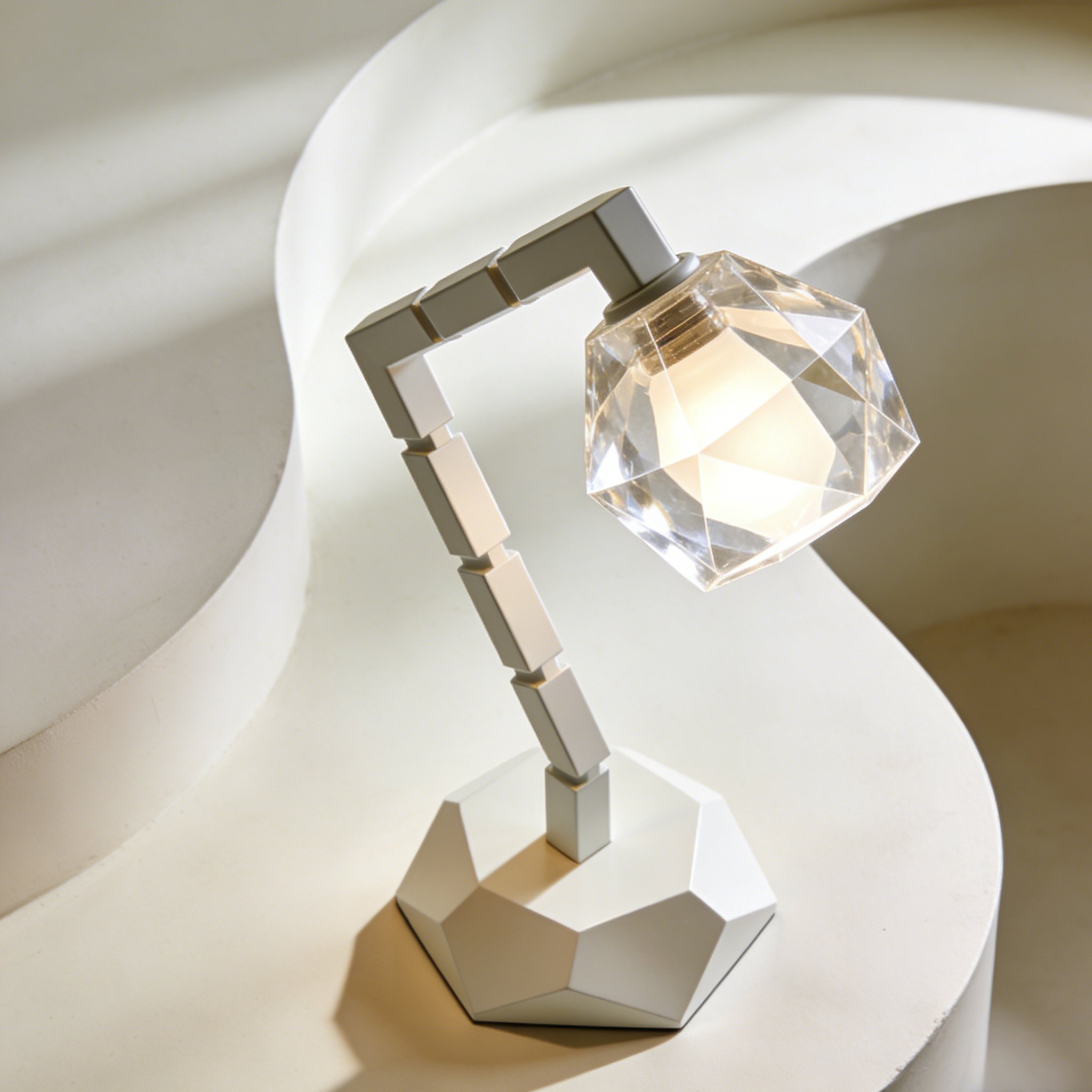 シンプルデザイン卓上スタンドライトの全体画像