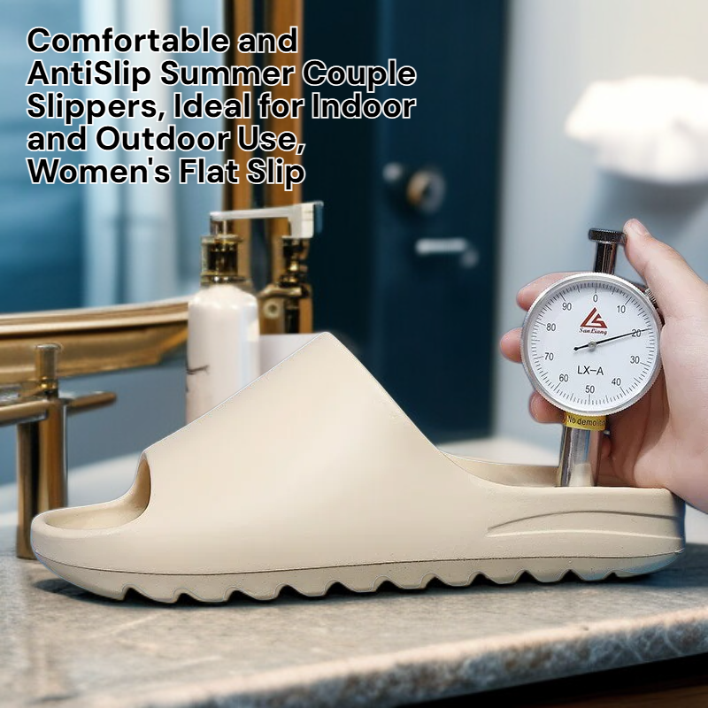 Damen Sommer Hausschuhe, rutschfest und bequem