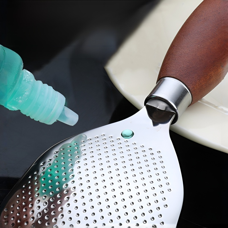 Stand-up stainless steel non-stick rice scoop
