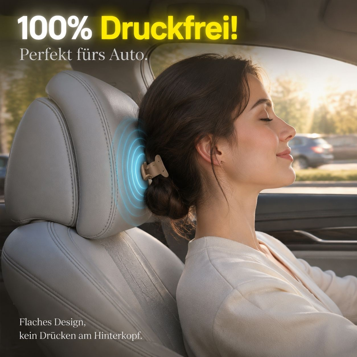 Elegante und künstlerische Haarklammer, speziell für Nackenknoten