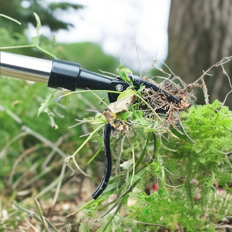 Arrancador de malas hierbas con garra de aluminio