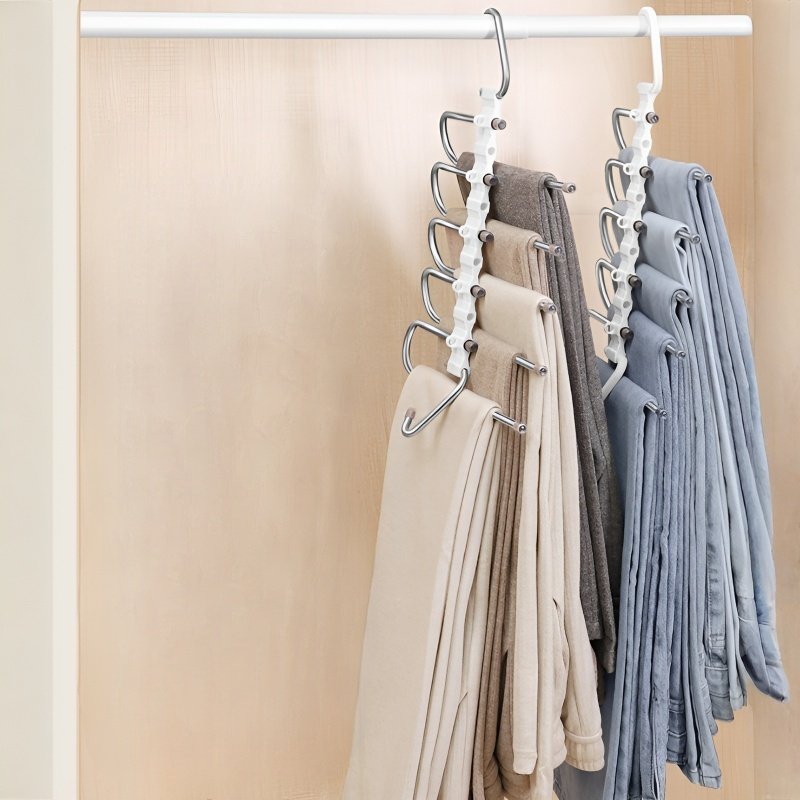 Multifunktionaler ausziehbarer Edelstahl-Hosenständer