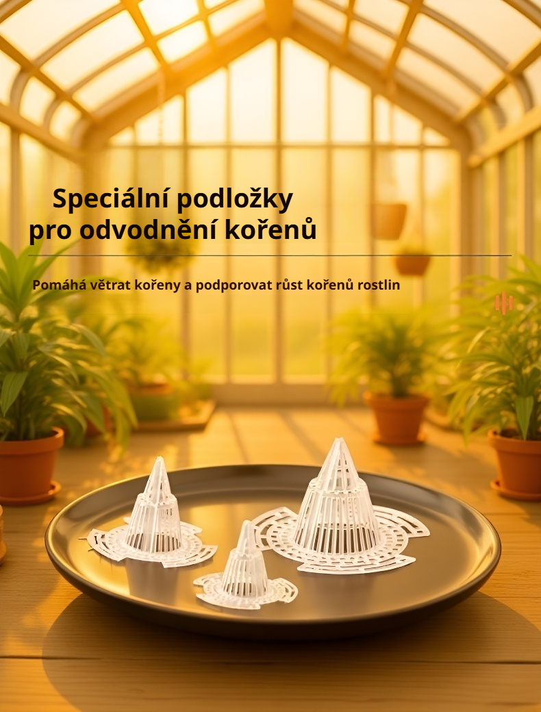 Síťka zabraňující hnilobě kořenů