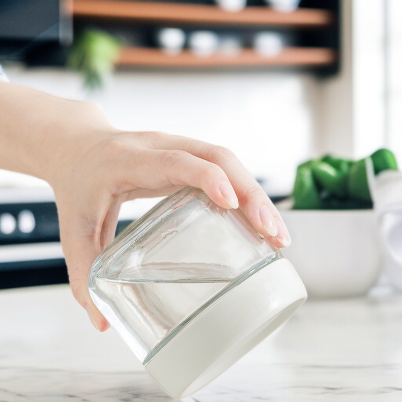 Double-Layered Spice Jar Organizer with Labels