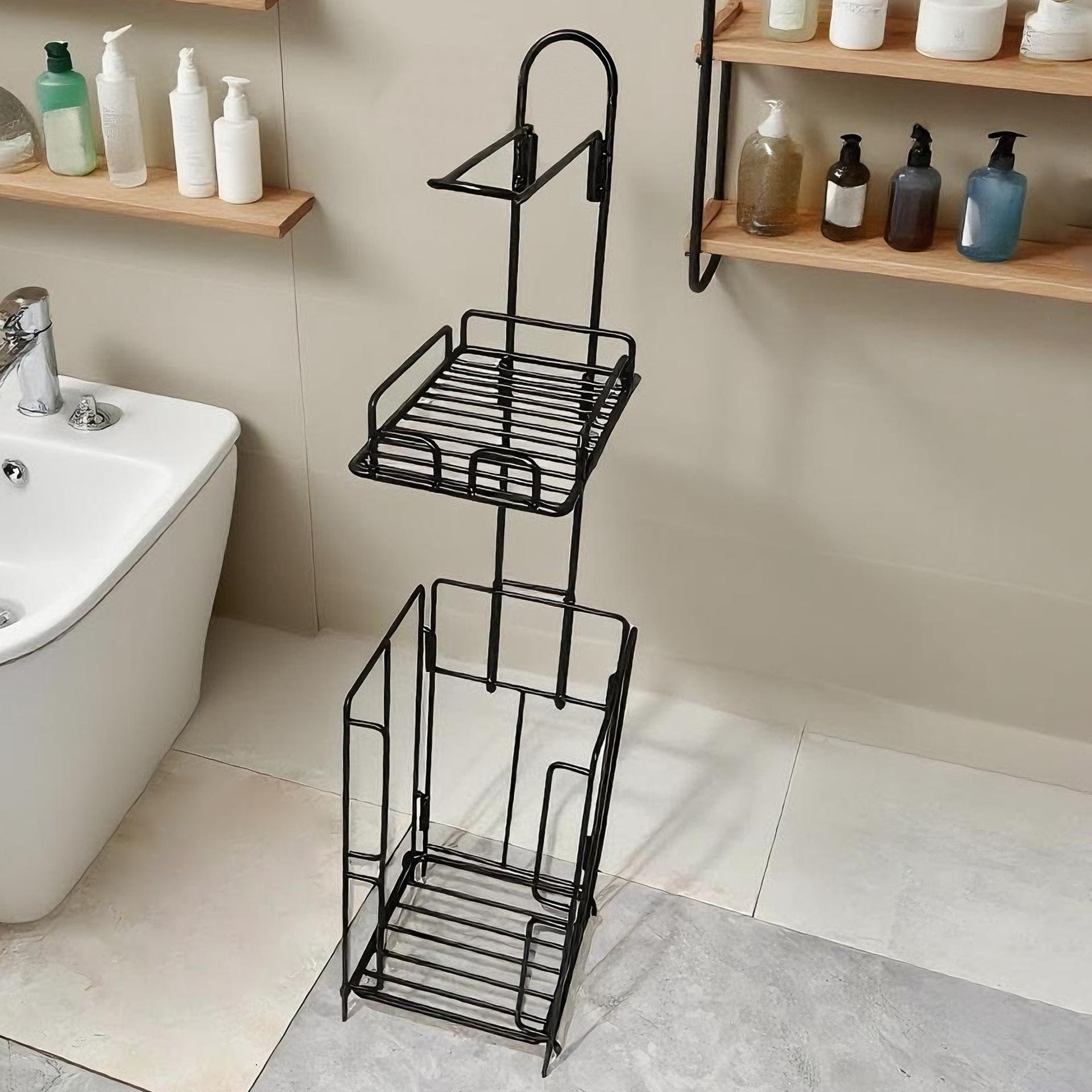 가정용 바닥형 이동식 화장지 거치대